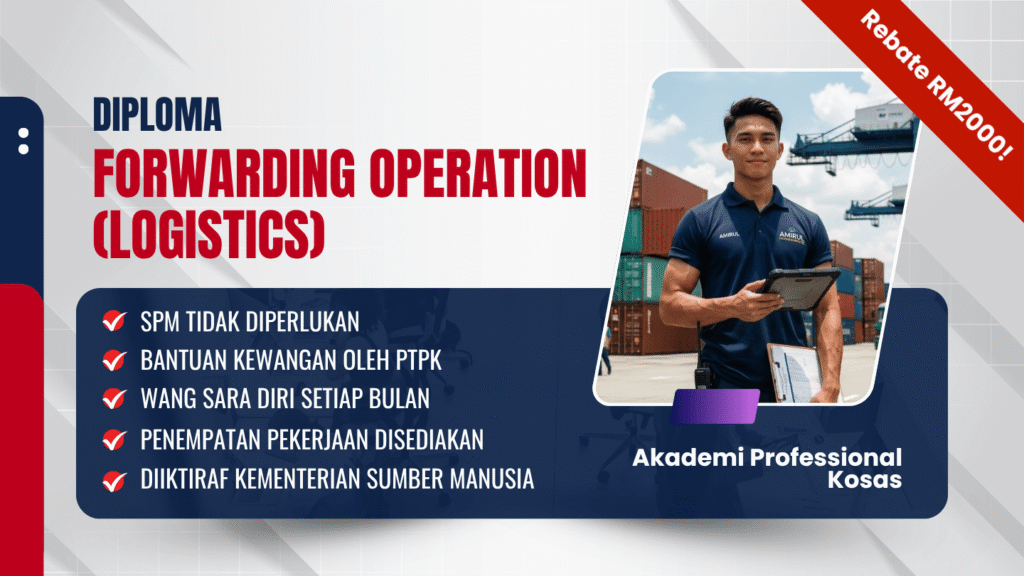 diploma kemahiran tvet forwarding operation logistics