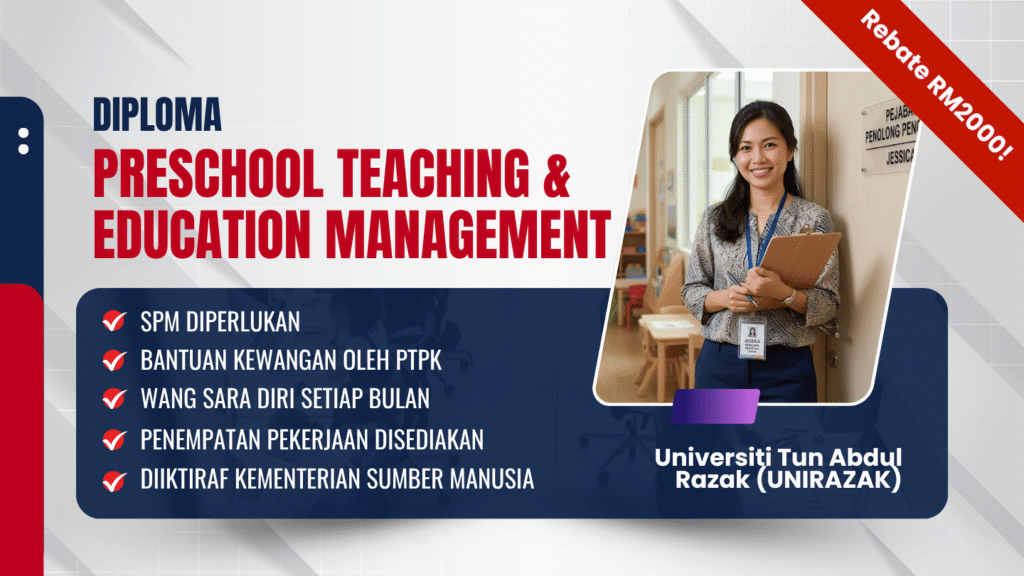 diploma kemahiran tvet preschool teaching education management